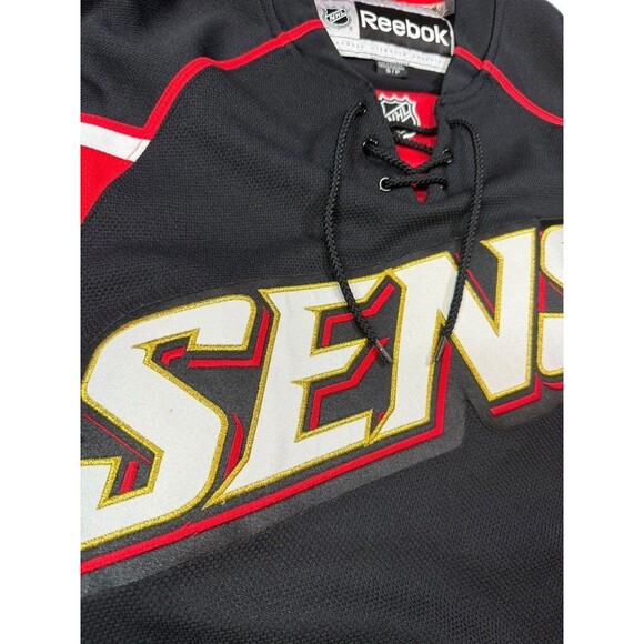 Reebok 2009 Ottawa Senators Jersey Black Hockey NHL Men's Size Small Alternate - Picture 2 of 8
